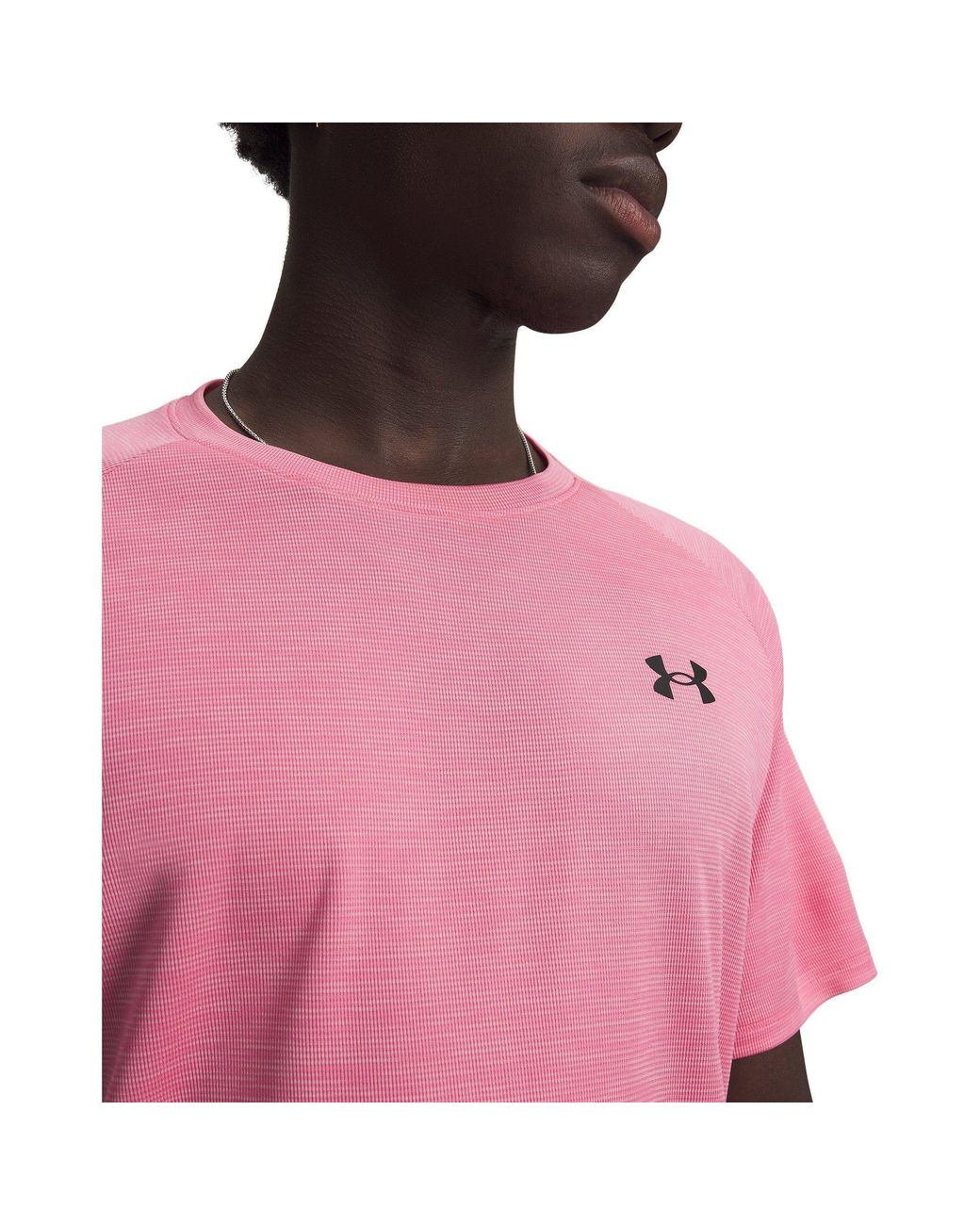 Under Armour Pink Tech 2.0 Short Sleeve T-Shirt for men