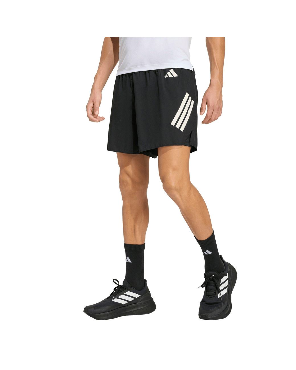 Adidas Black 365 2-In-1 Aeroready Running Shorts for men