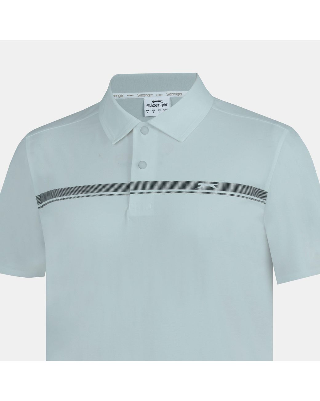 Slazenger 1881 Blue Slagenzer Golf Short Sleeve Performance Polo Shirt for men