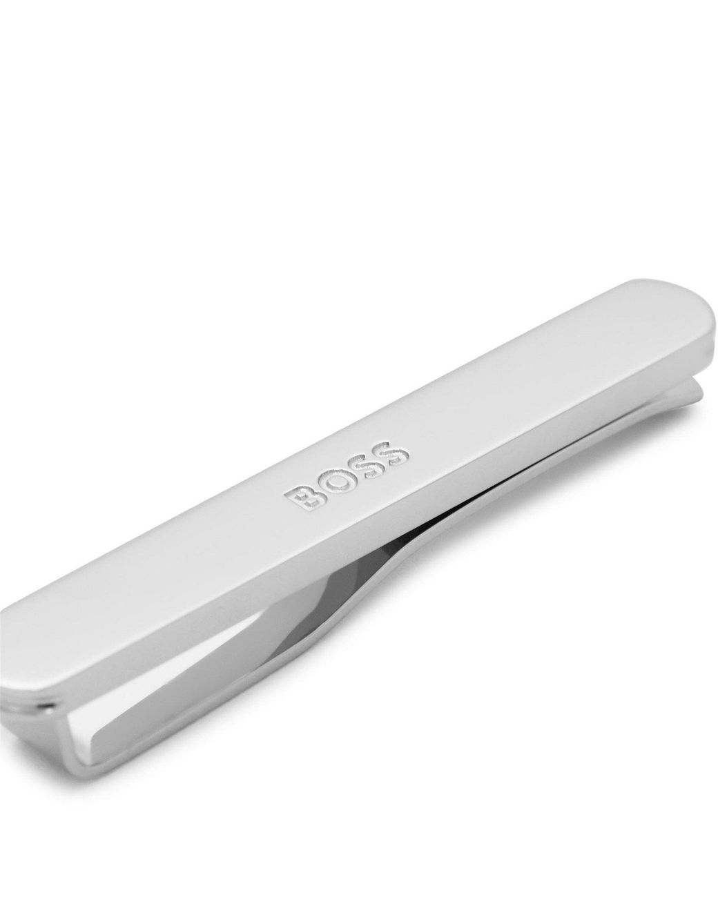 HUGO White Boss Bossone Tie Clip for men