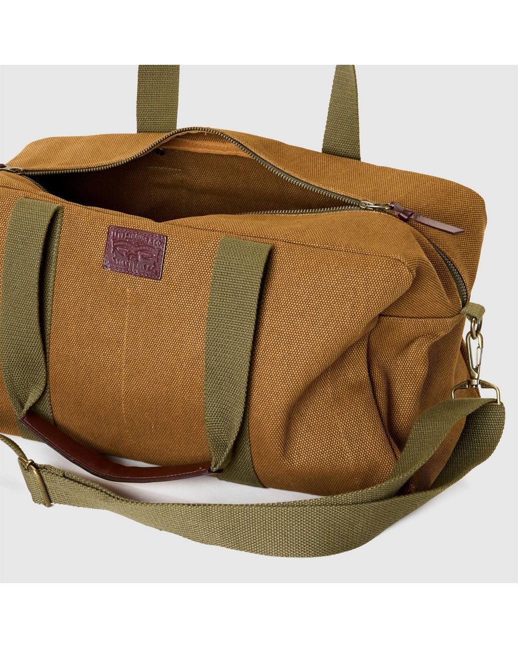Levi's Brown Heritage Duffle Cotton Holdall