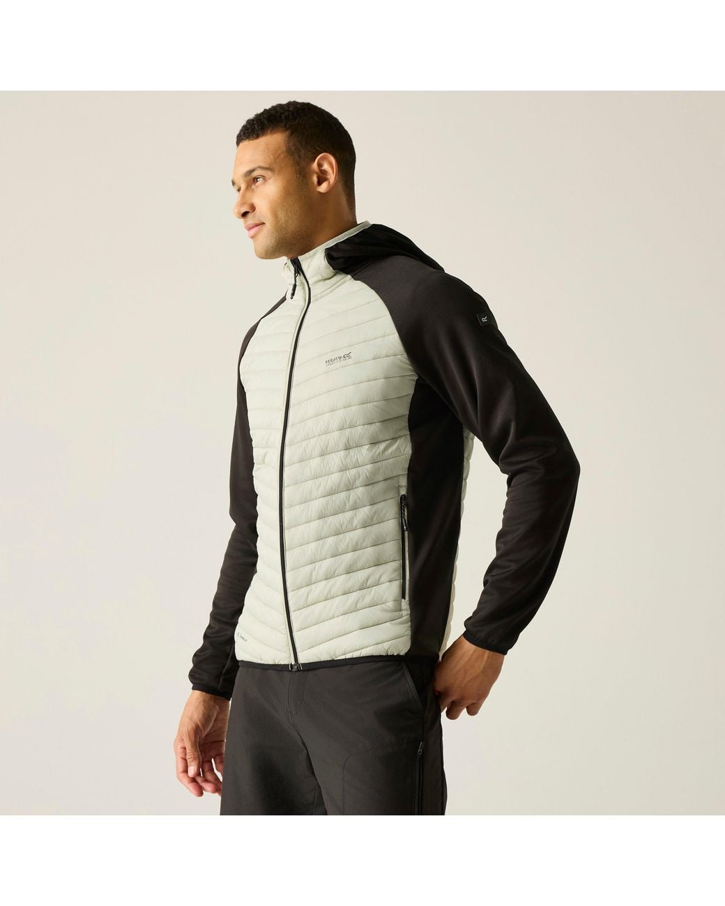 Regatta Green Andreson Hybrid Water-Repellent Jacket for men