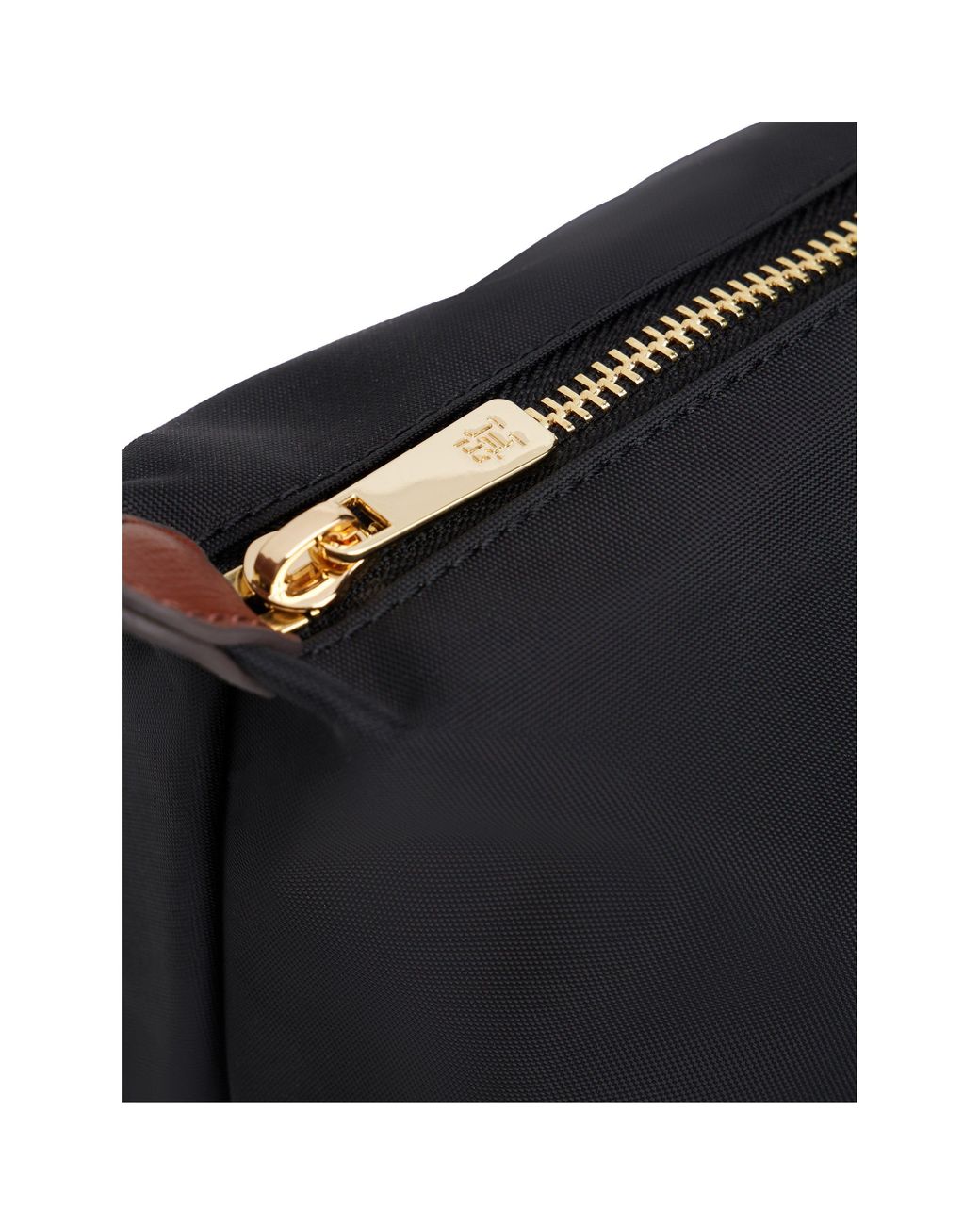 Tommy Hilfiger Black Icon Washbag Zip Pouch