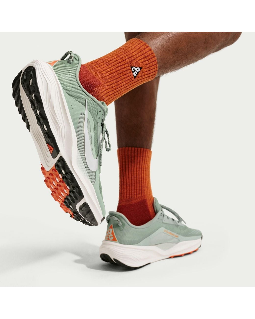 Nike Green Pegaus 42S Running Shoes for men