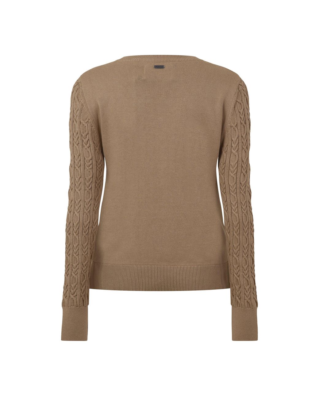 Barbour Brown Hampton V-Neck Knit