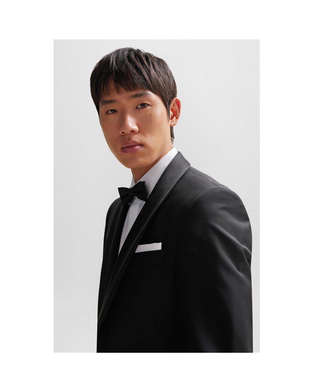 Boss White H-Pocket Square, Accessories for men