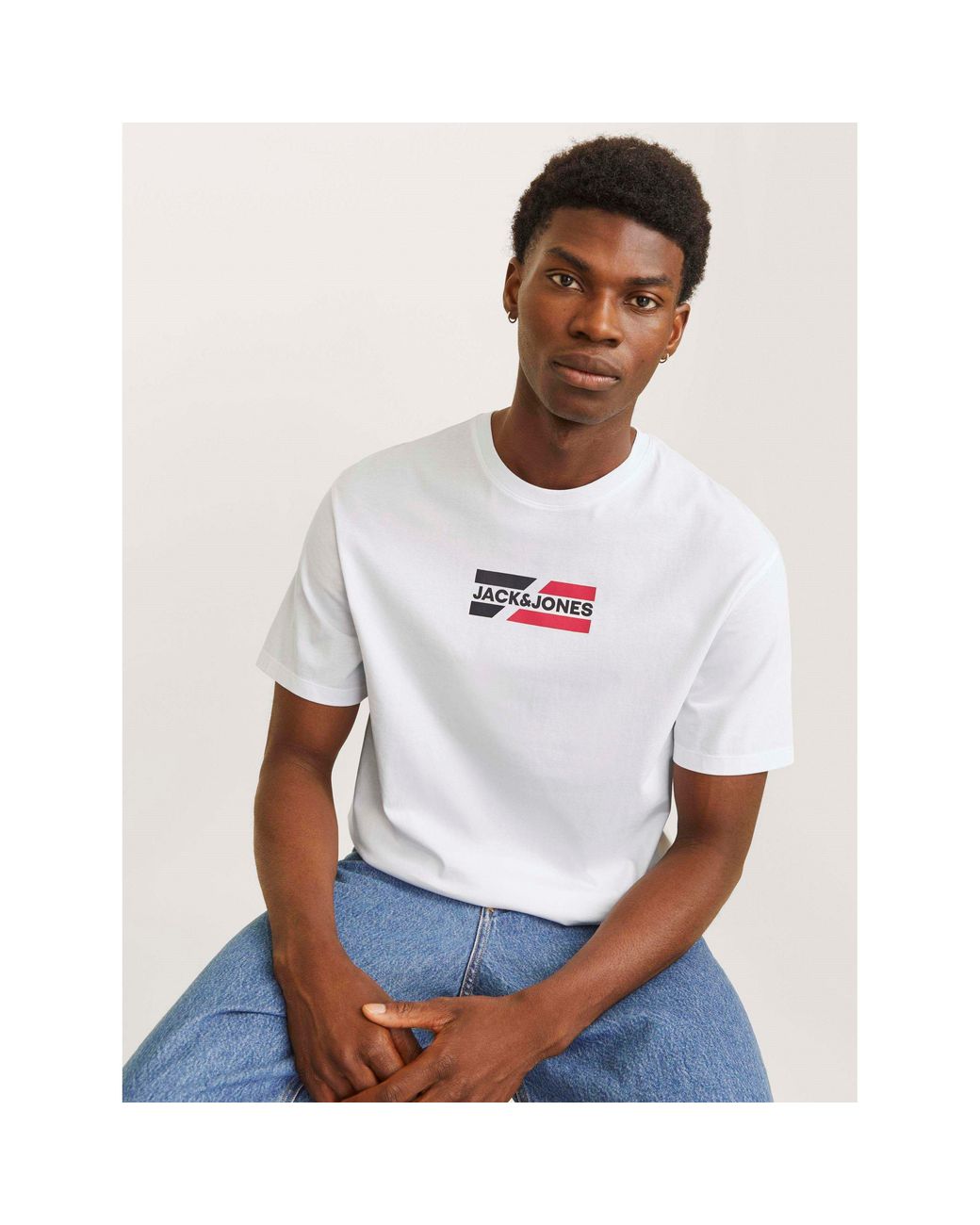 Jack & Jones Blue 3-Pack Graphic Tee for men