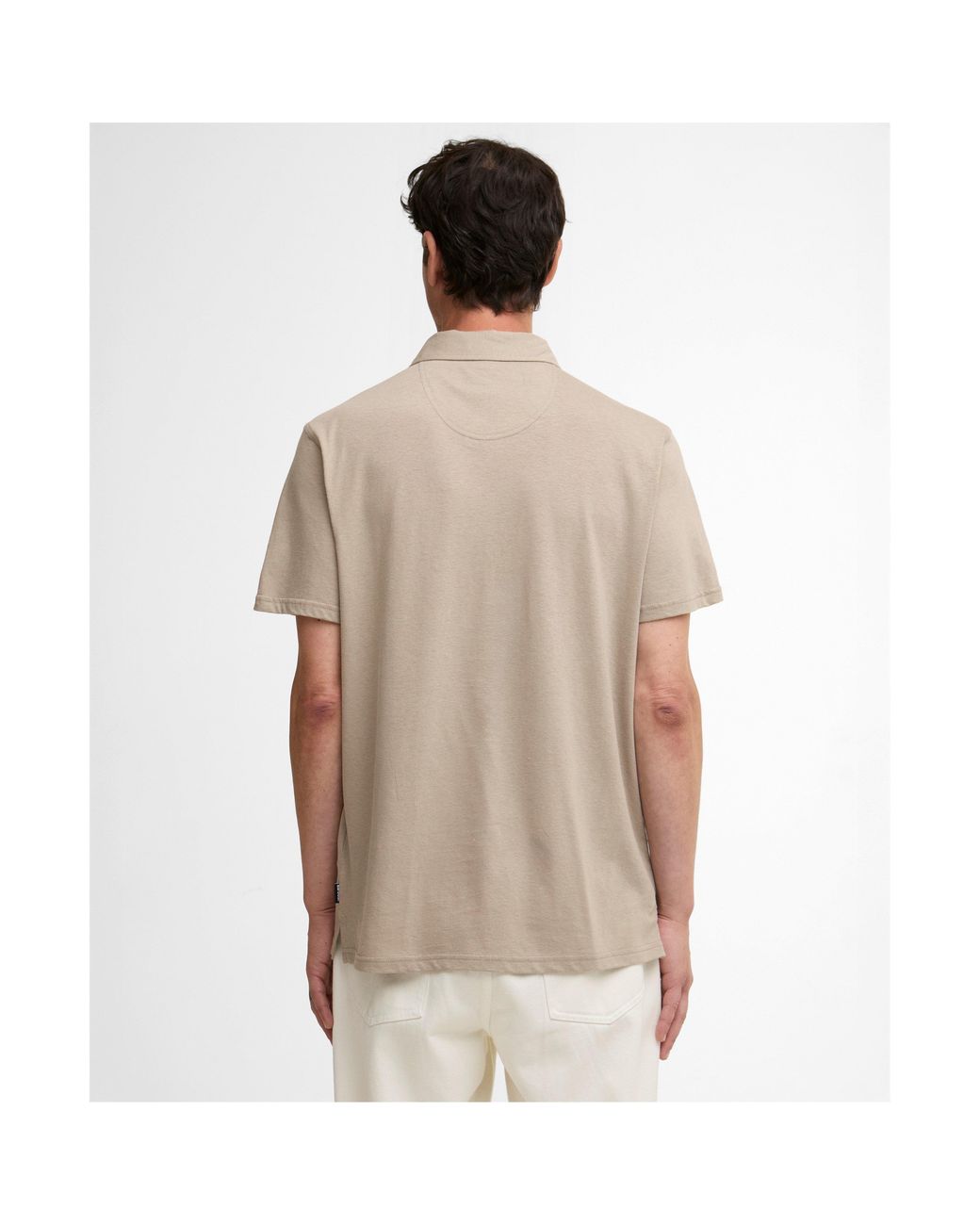Barbour Natural Short Sleeve Polo Shirt for men