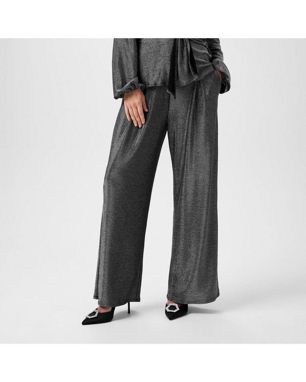 Biba Black Wide Leg Trouser