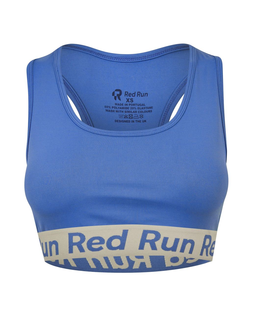 Red Run Blue Sports Bra Top