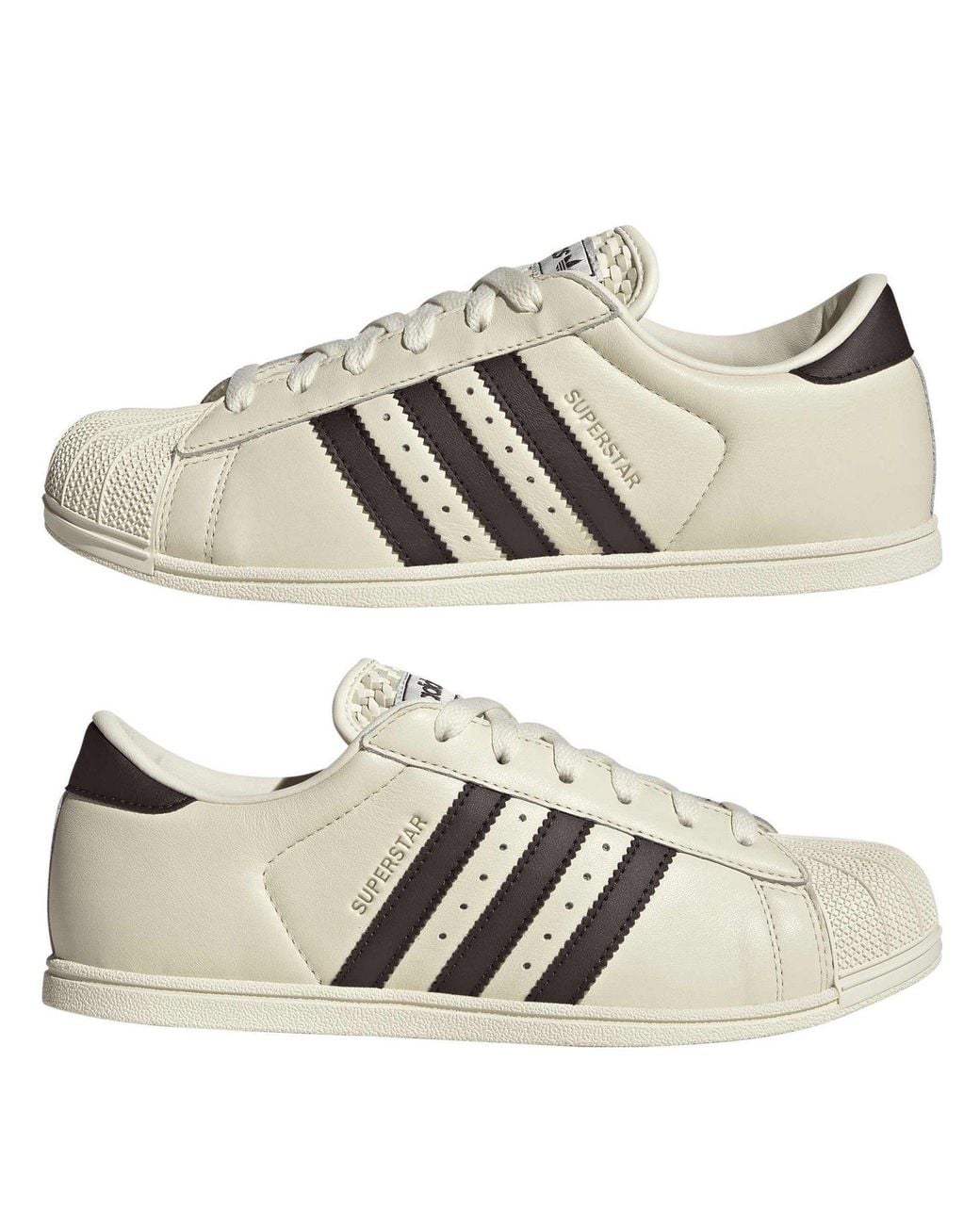 Adidas Originals Multicolor Superstar Lo Leather Low-Top Trainers