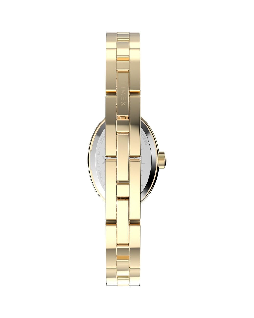 Timex Metallic Cavatina Oval Trend Watch