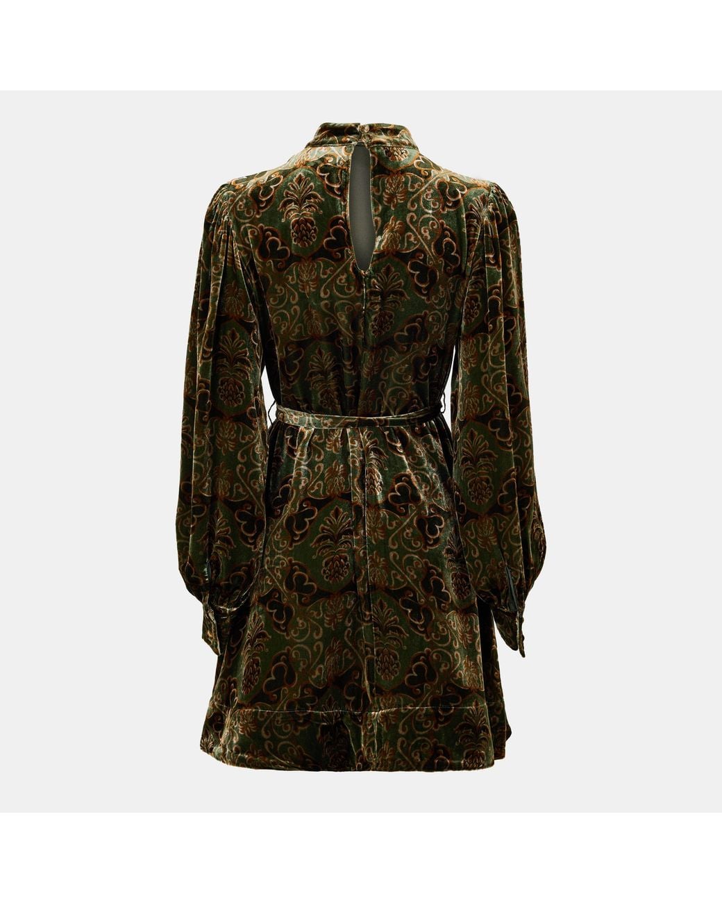 BARBOUR X FARM RIO Green X Farm Rio Ana Clara Mini Dress