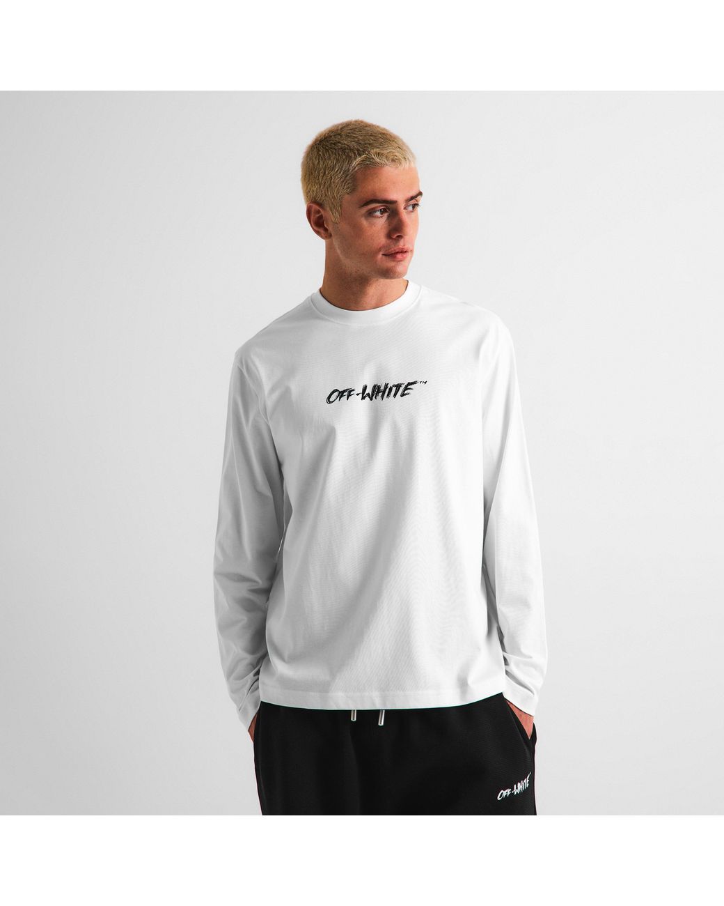 Off-White c/o Virgil Abloh White Off Long Sleeve T Shirt for men