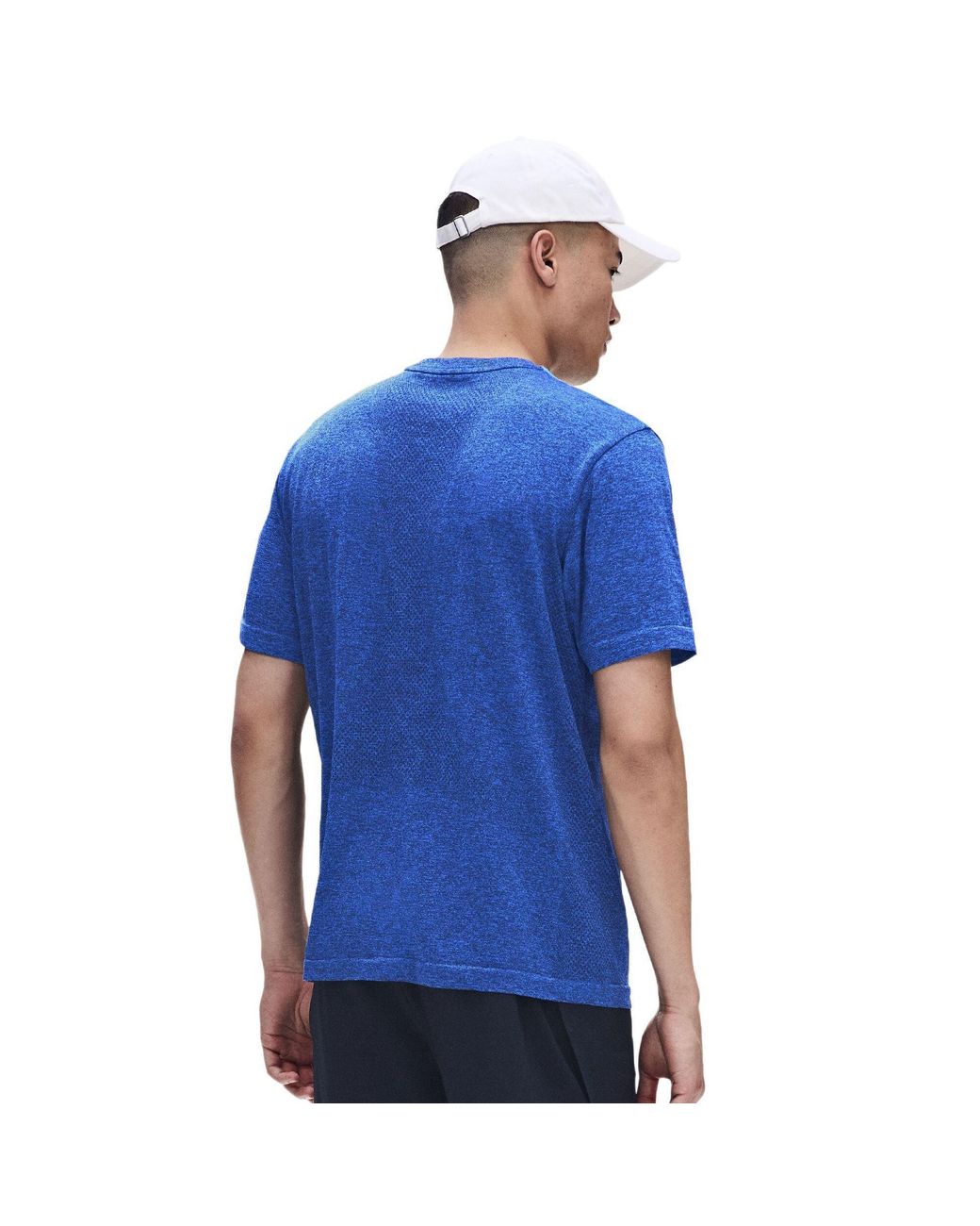 On Shoes Blue Train-T Flex Short-Sleeve Performance T-Shirt for men