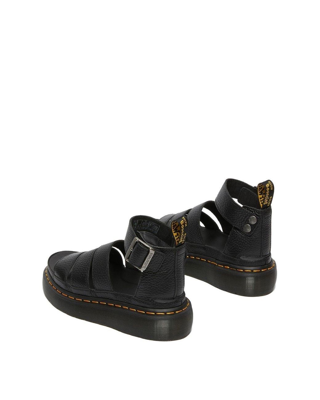 Dr. Martens Black Clarissa Sandals