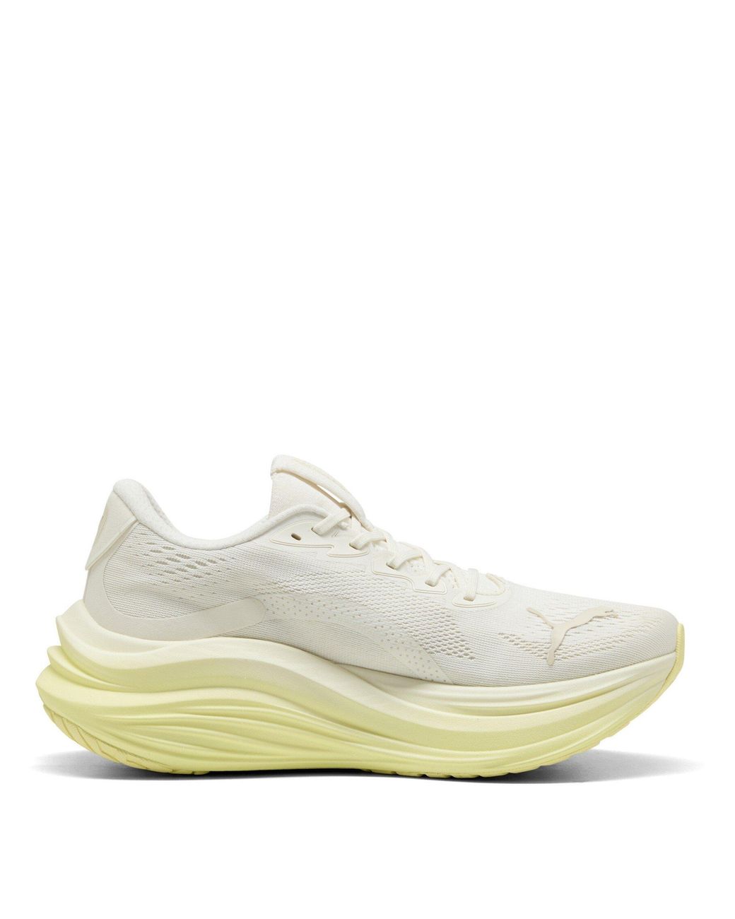 PUMA White Magmax Nitro Running Shoes for men