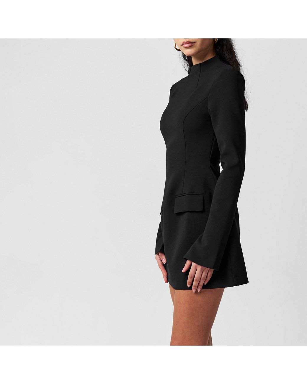 Odd Muse Black Long Sleeve Mini Dress