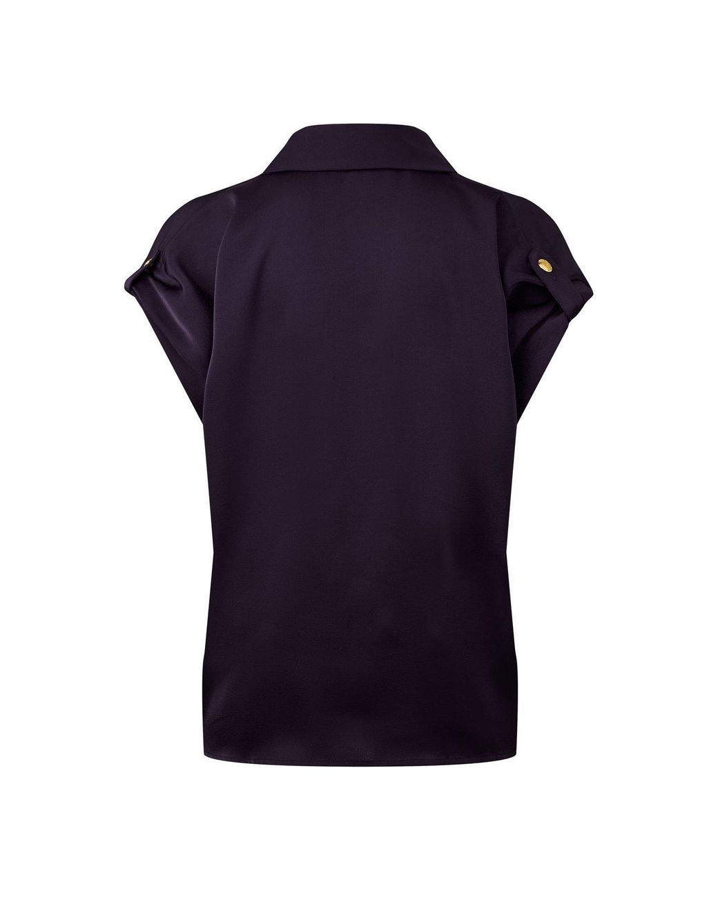 Biba Blue Twist Hem Top