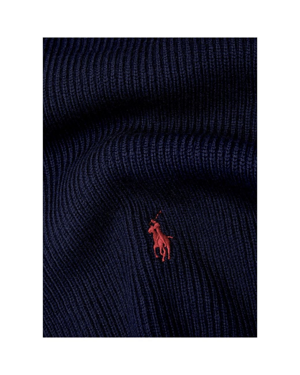 Polo Ralph Lauren Blue Prl Signiture Pony Wool Scarf for men