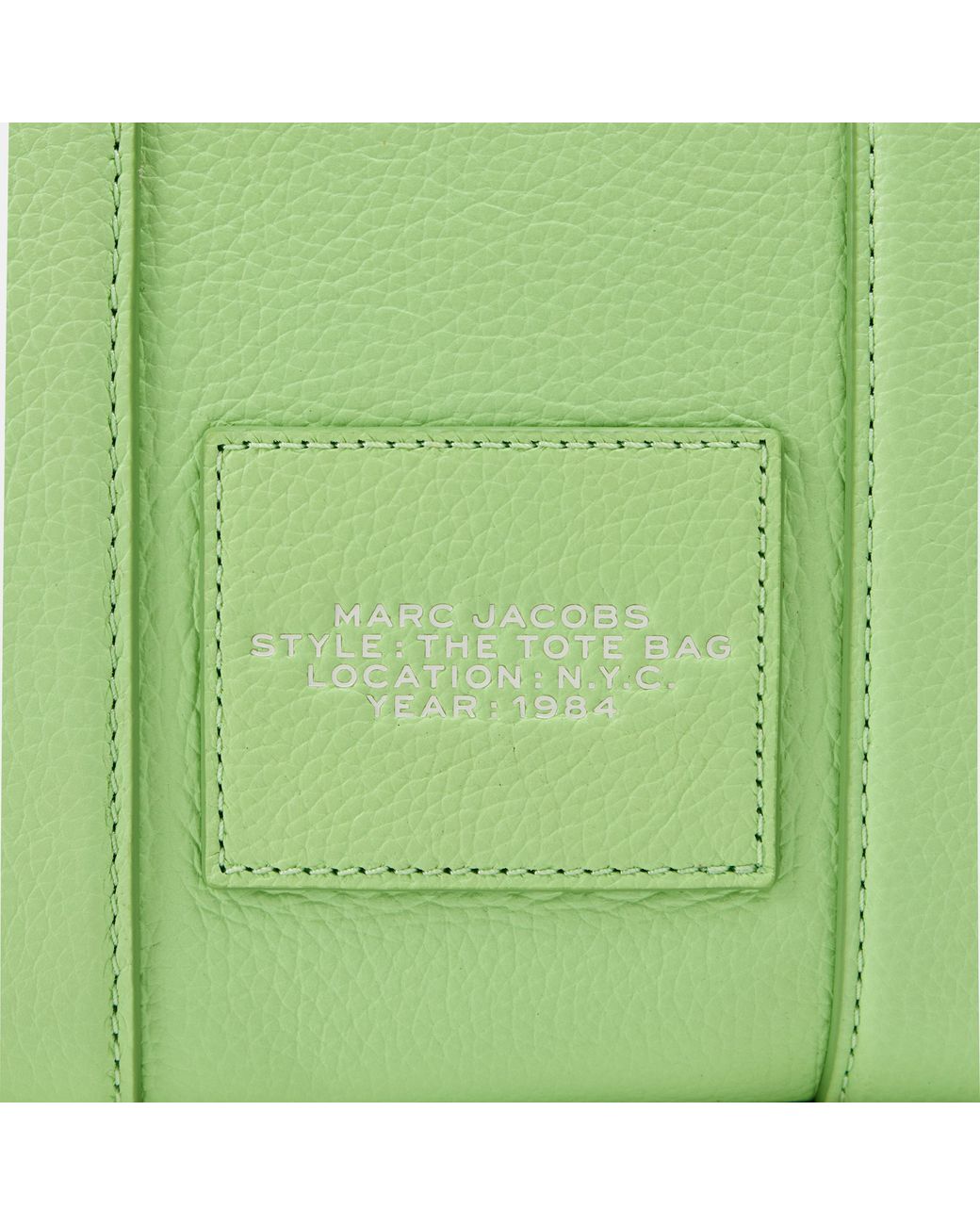Marc Jacobs Green Small Leather Tote Bag