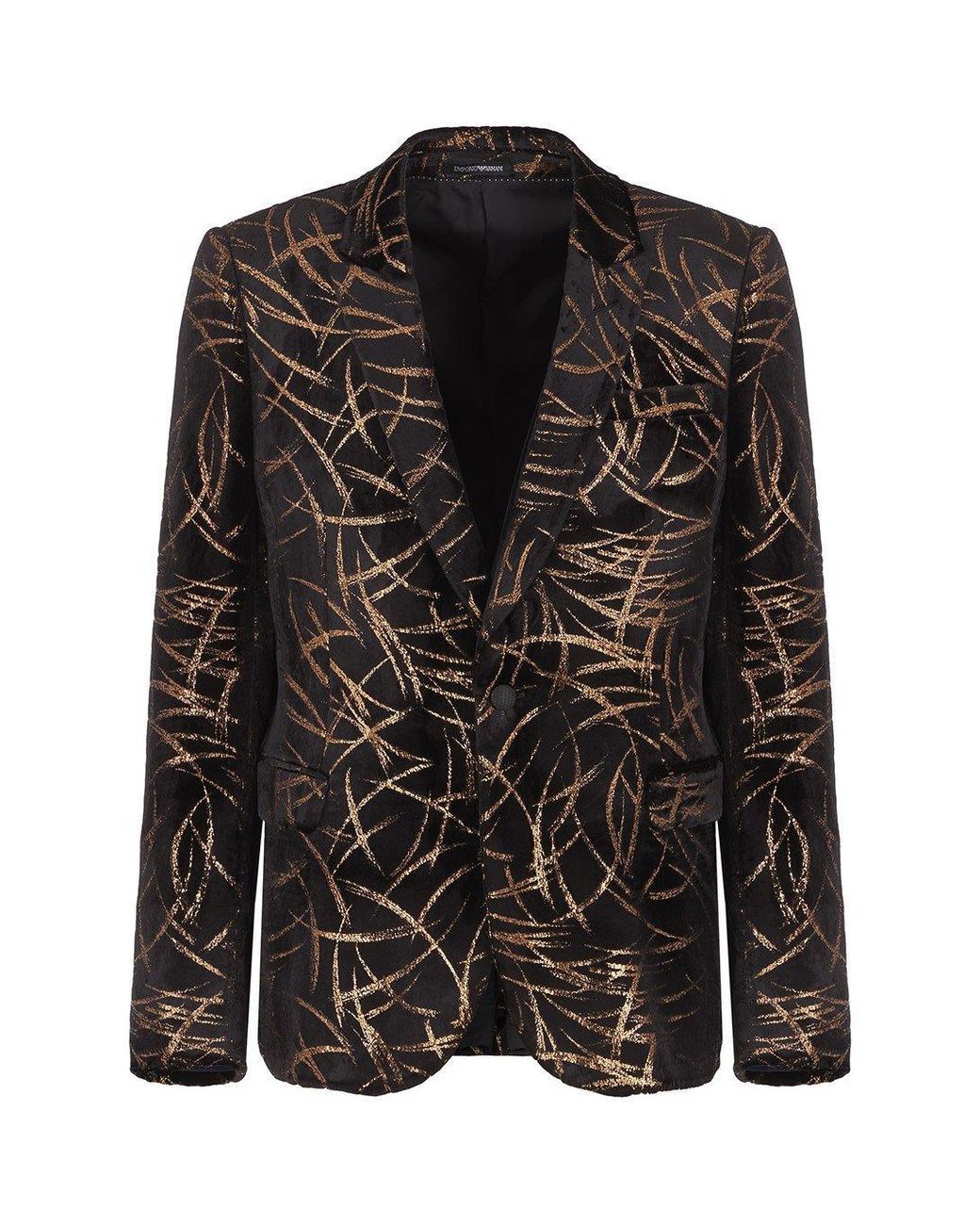 Emporio Armani Black Emporio P Blazer Sn99 for men