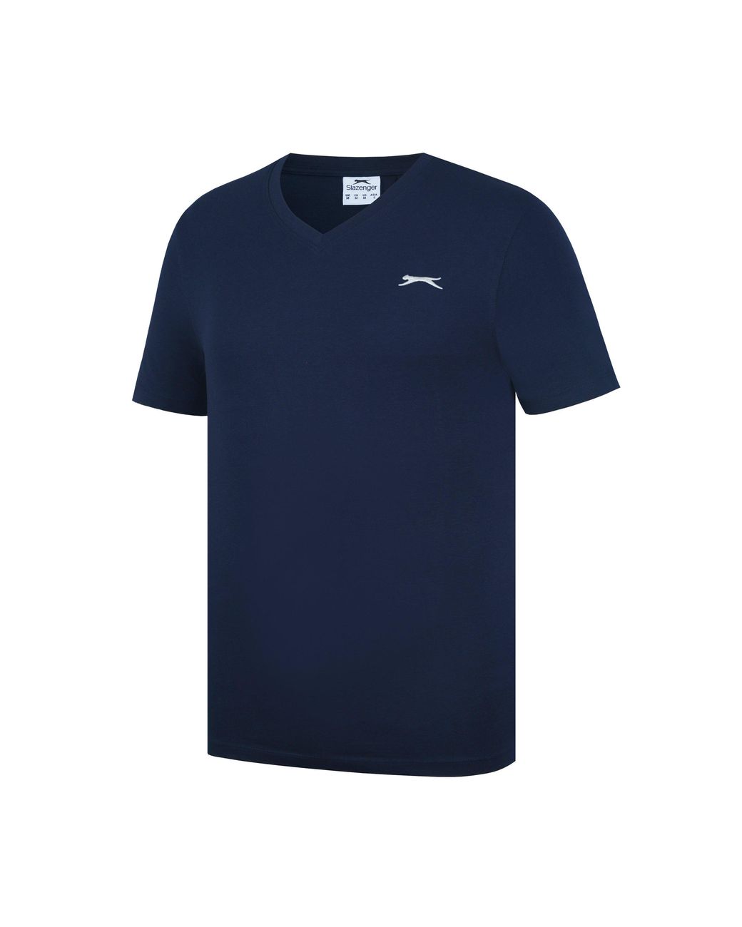 Slazenger 1881 Blue V Neck T Shirt for men