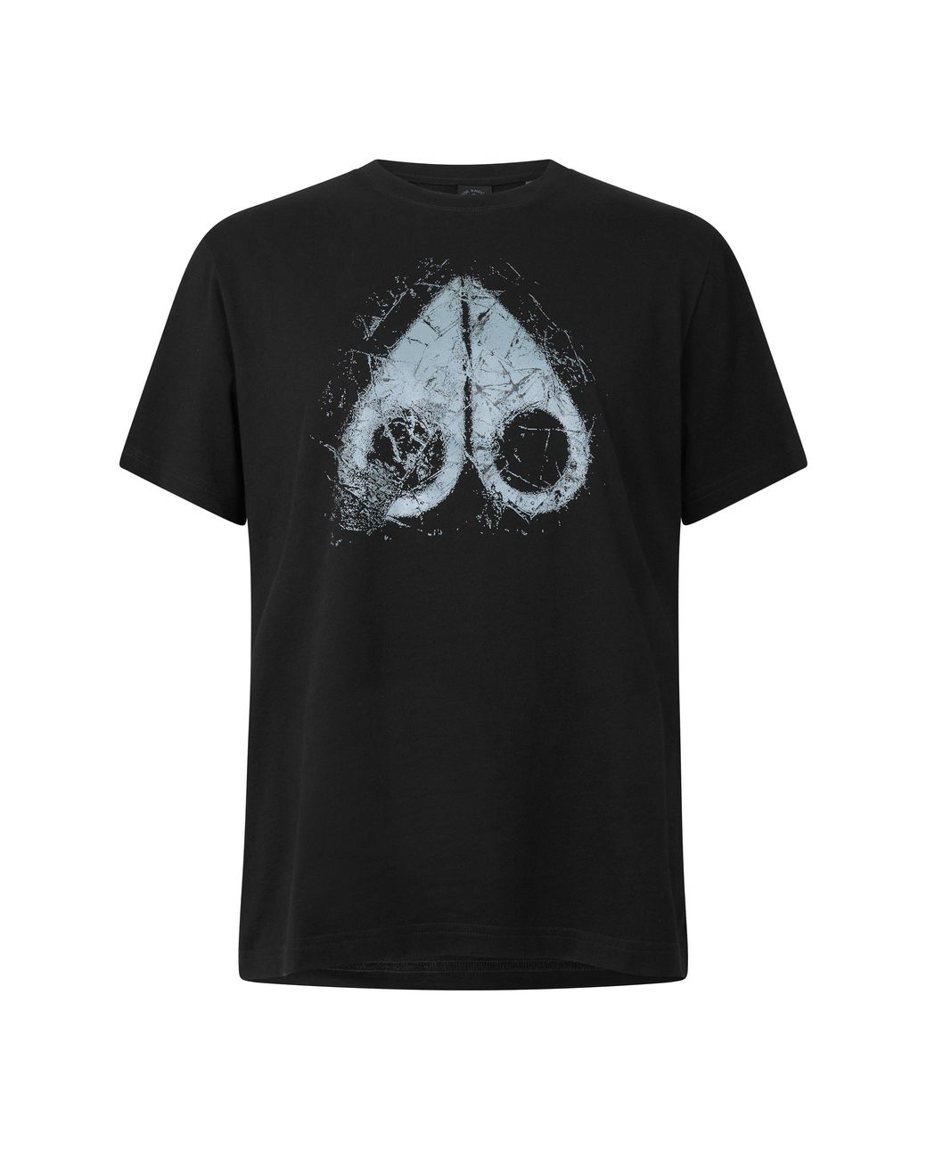 Moose Knuckles Black Icebreak Cotton T-Shirt for men