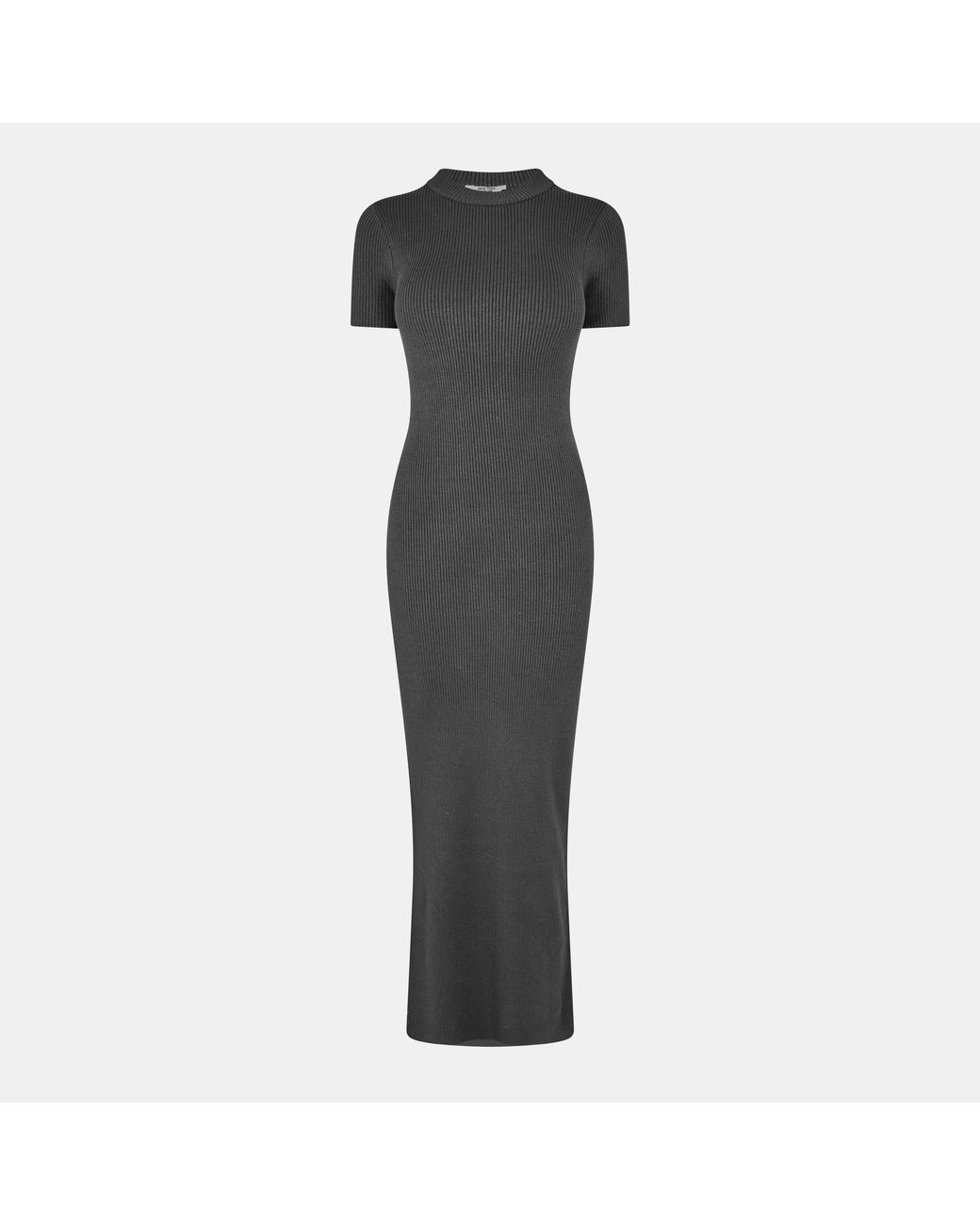 Jack Wills Gray Travelrib Maxi Knitted Jumper Dress