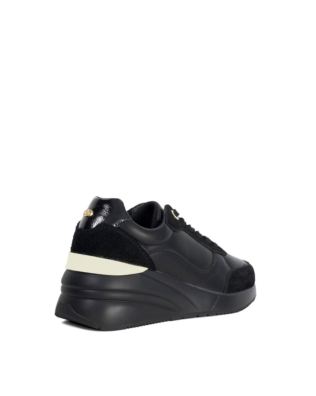 Dune Blue Elatie Hidden Wedge Trainers