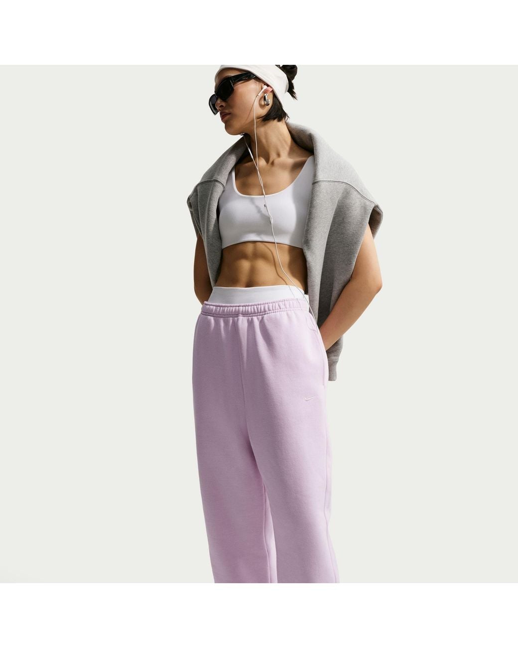 Nike Purple Phoenix Fleece Joggers