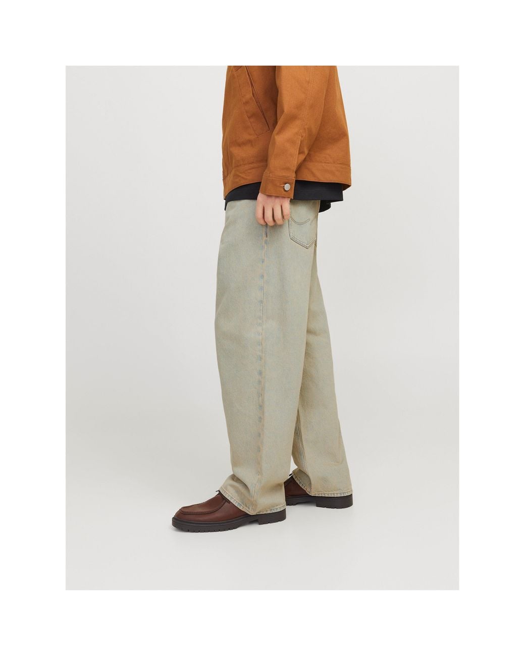 Jack & Jones Gray Jj Ron Jeans for men