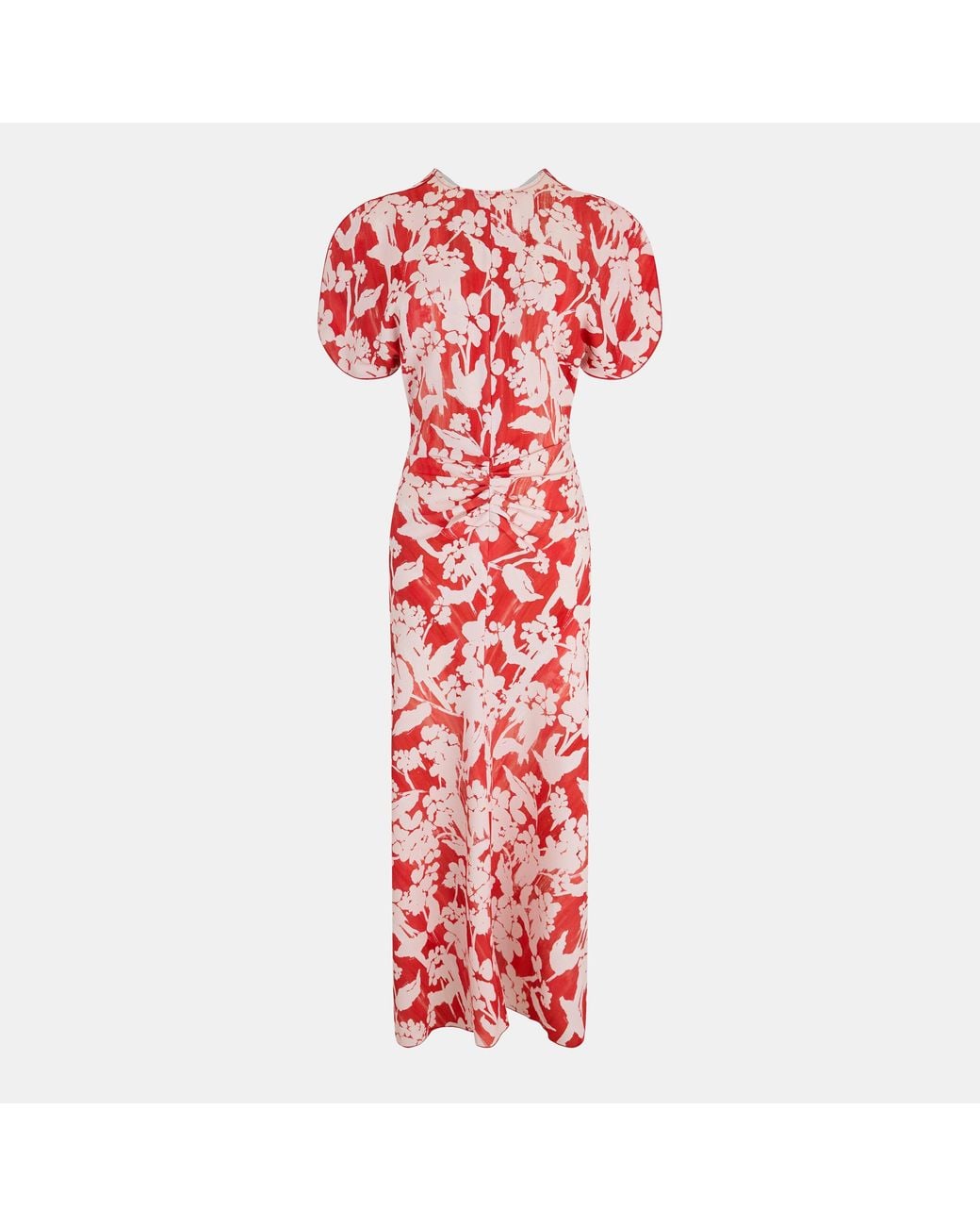 Victoria Beckham Gathered Midi Dress