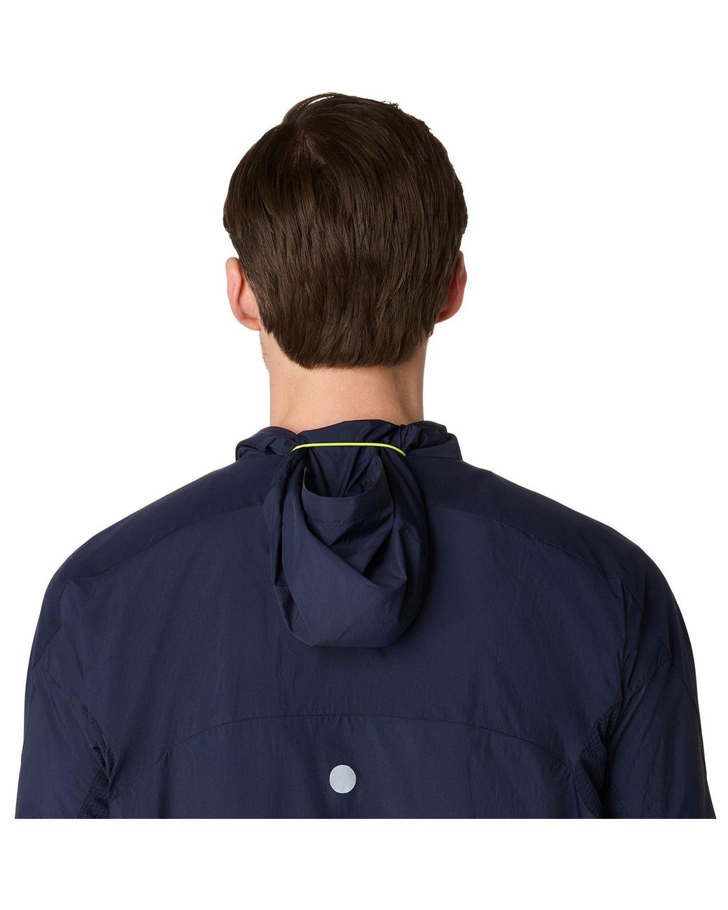 Asics Blue Road Packable Jacket Running for men