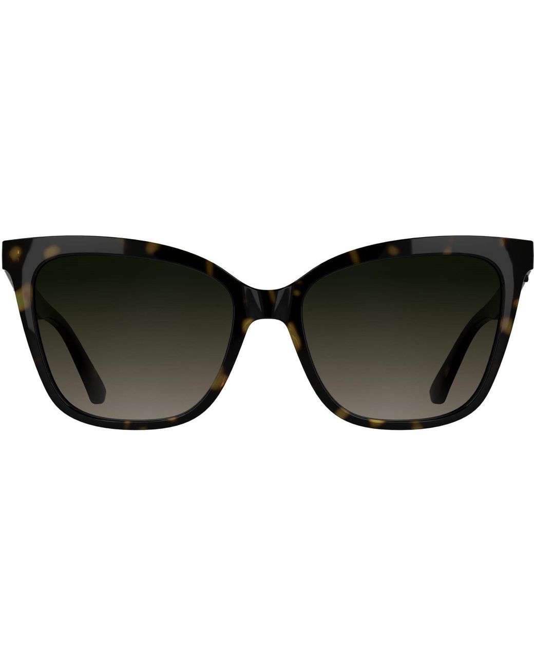 Karl Lagerfeld Black Modified Rectangle Sunglasses