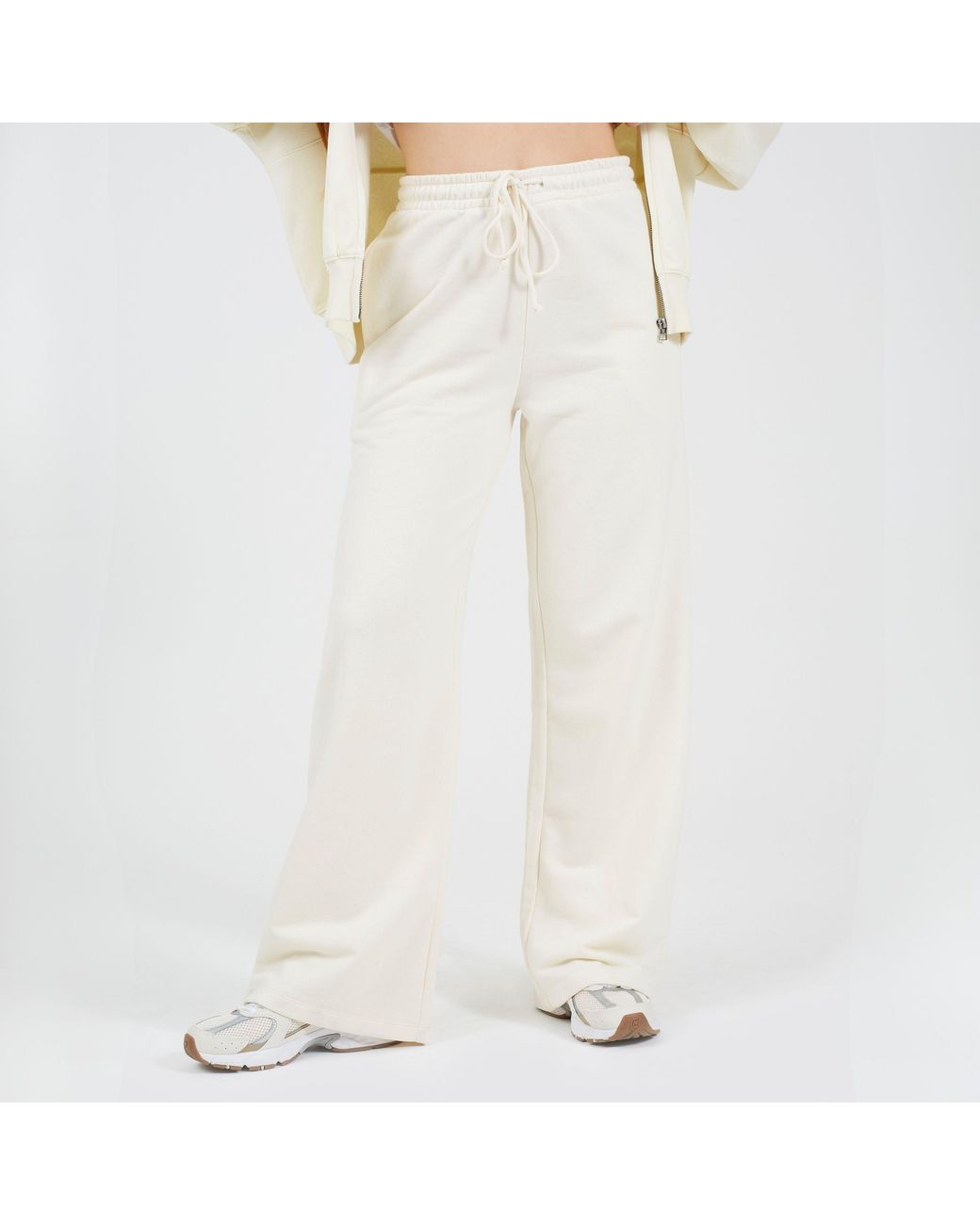 Brave Soul White Bs Wide Leg Jogger