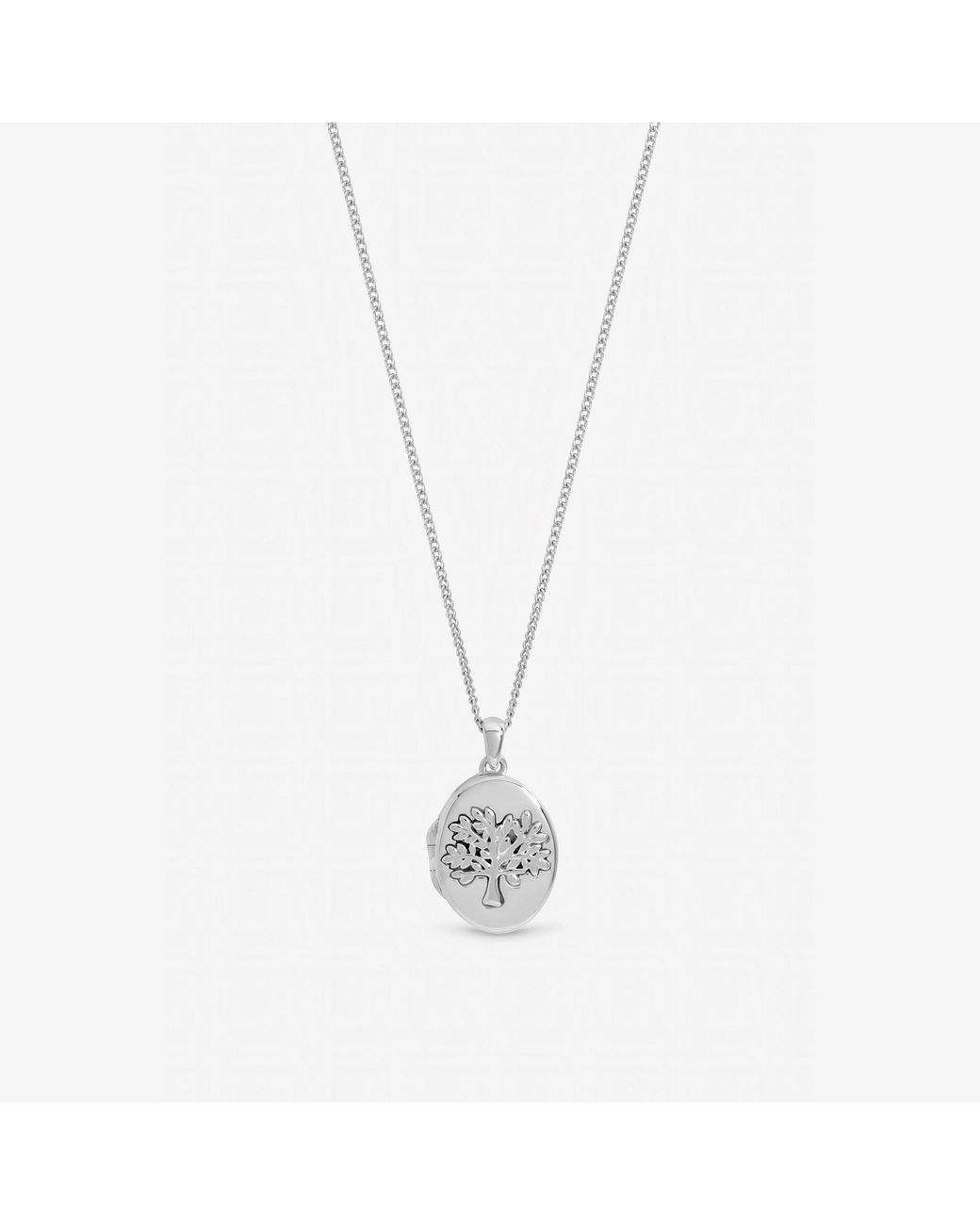 Inicio Metallic Sterling Tree Of Love Locket