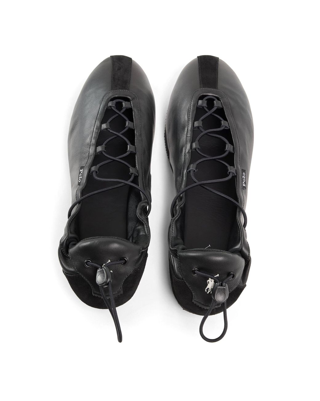 Polo Ralph Lauren Black Ballet Pumps