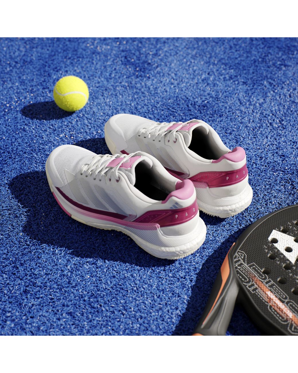 Adidas Purple Crazyquick Boost Padel Shoes