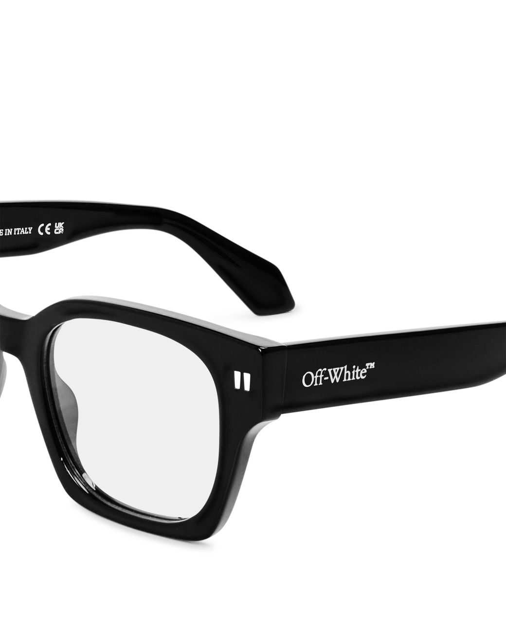 Off-White c/o Virgil Abloh Black 7U Round Sunglasses