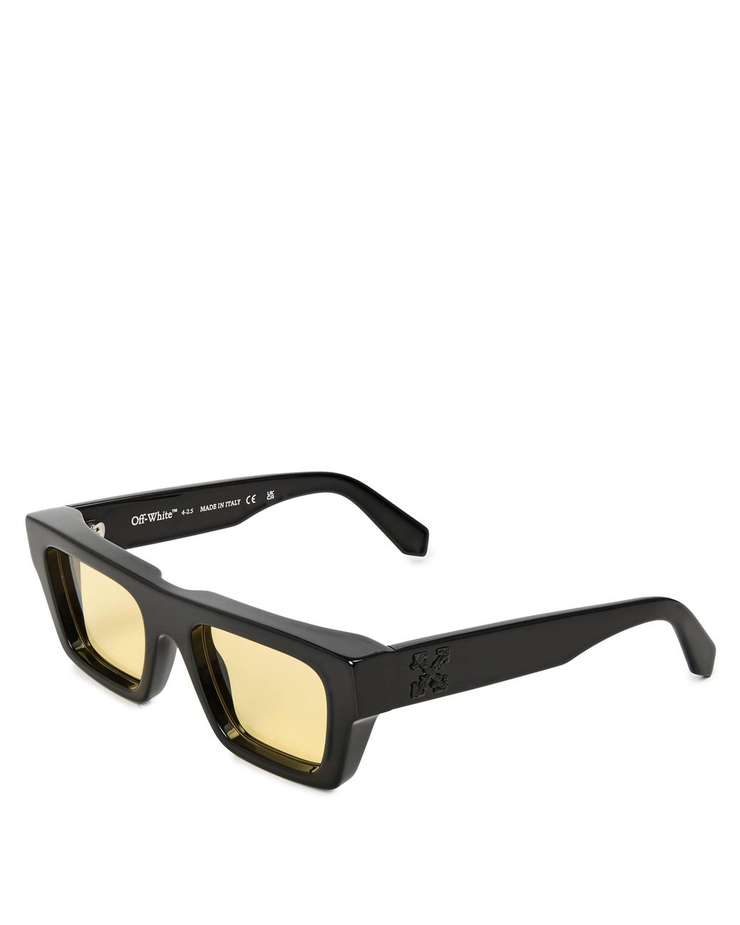 Off-White c/o Virgil Abloh Black Oregon Square Sunglasses