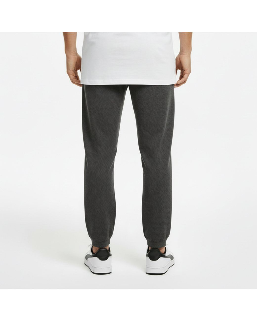 Slazenger 1881 Gray Cuffed Fleece Jogging Bottoms for men