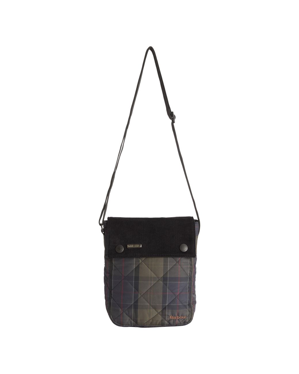 Barbour Black Tartan Liddesdale Crossbody Bag