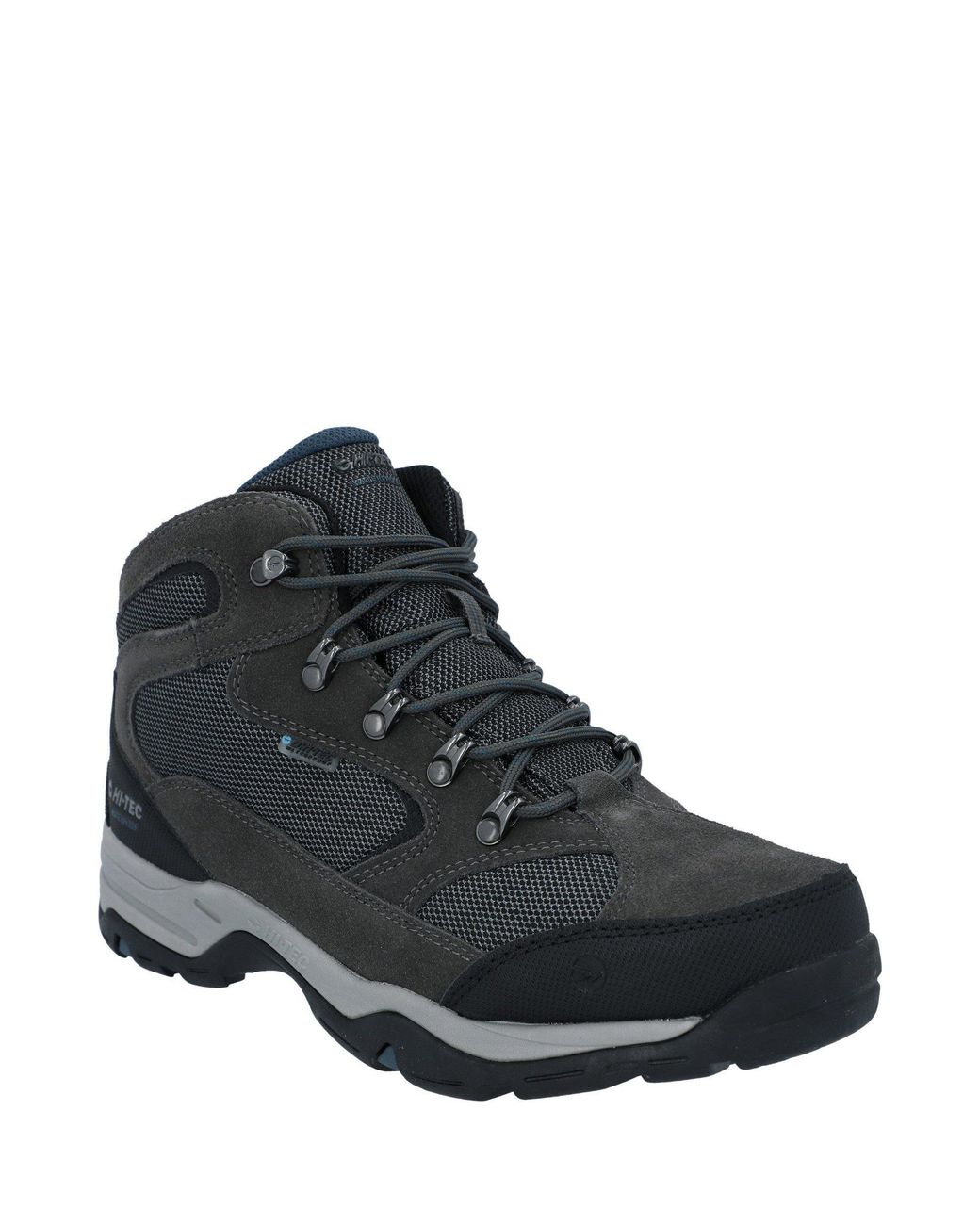Hi-tec Black Storm Wide Waterproof Walking Boots for men