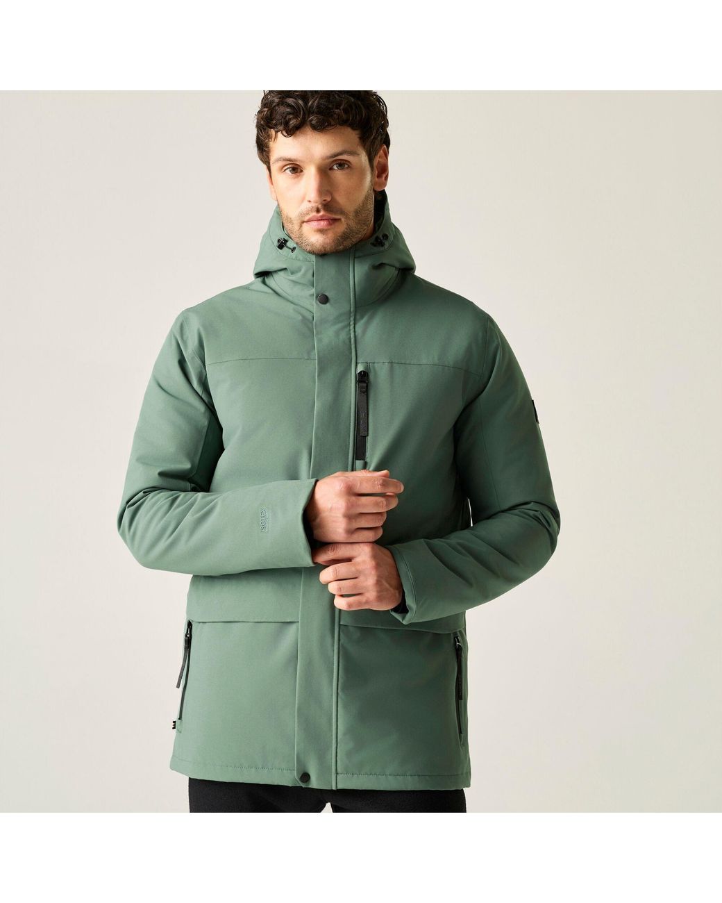 Regatta Green Baylon Waterproof Jacket for men