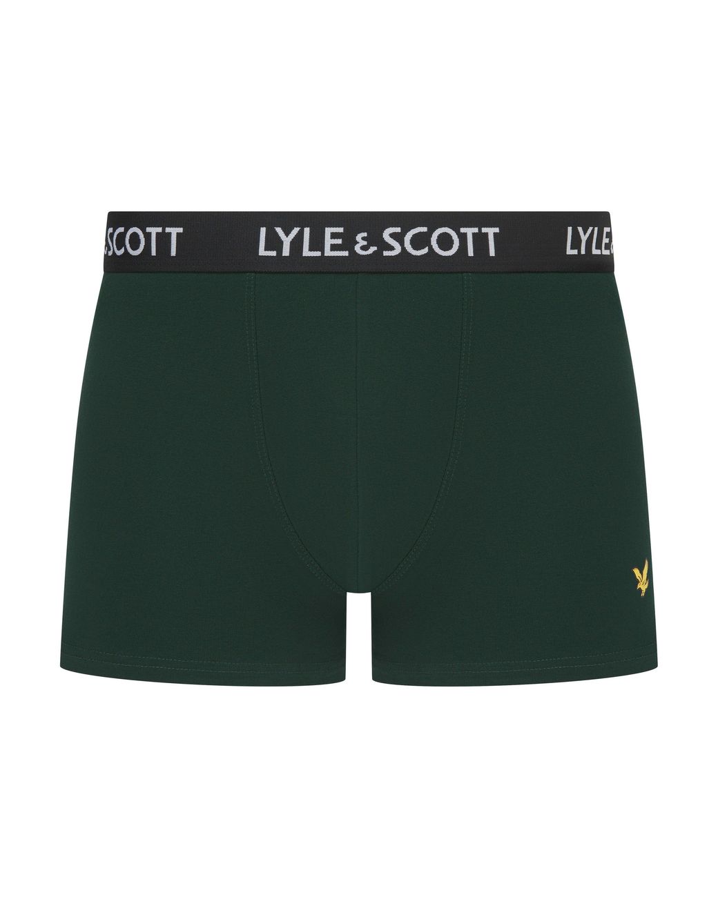 Lyle & Scott Black Lyle 3 Pack Trunk for men