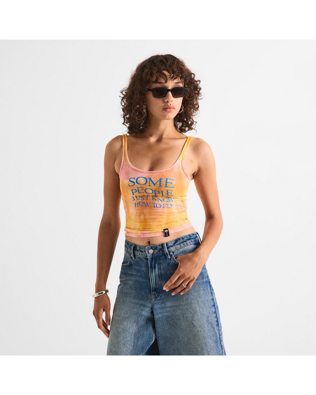 Palm Angels Orange X Hi Ibiza Tie Dye Tank
