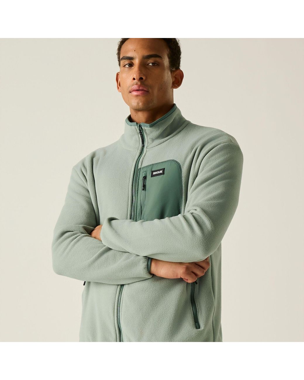 Regatta Green Frankie Full Zip Fleece for men