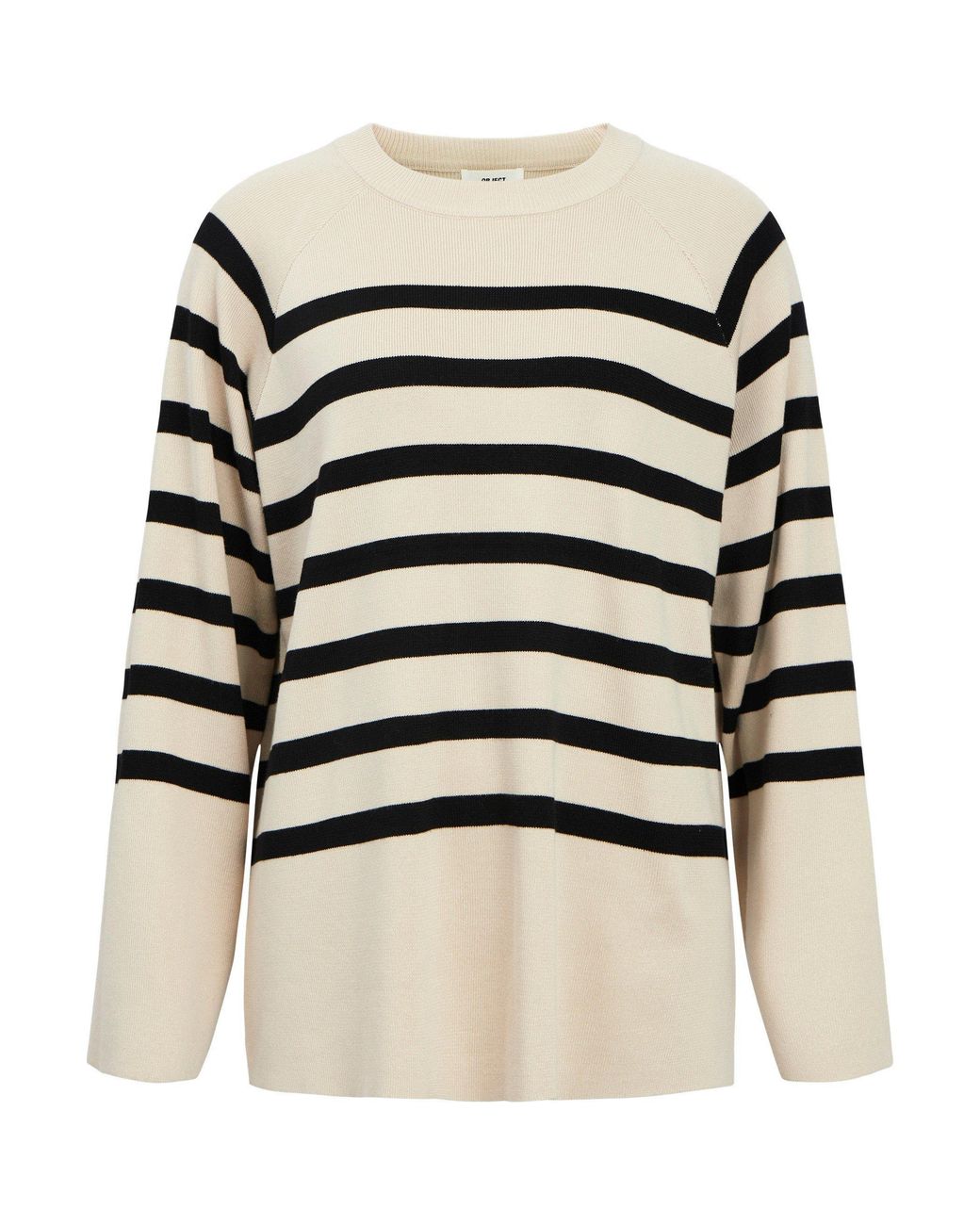 Object Black Ester Knit Crew Neck Jumper