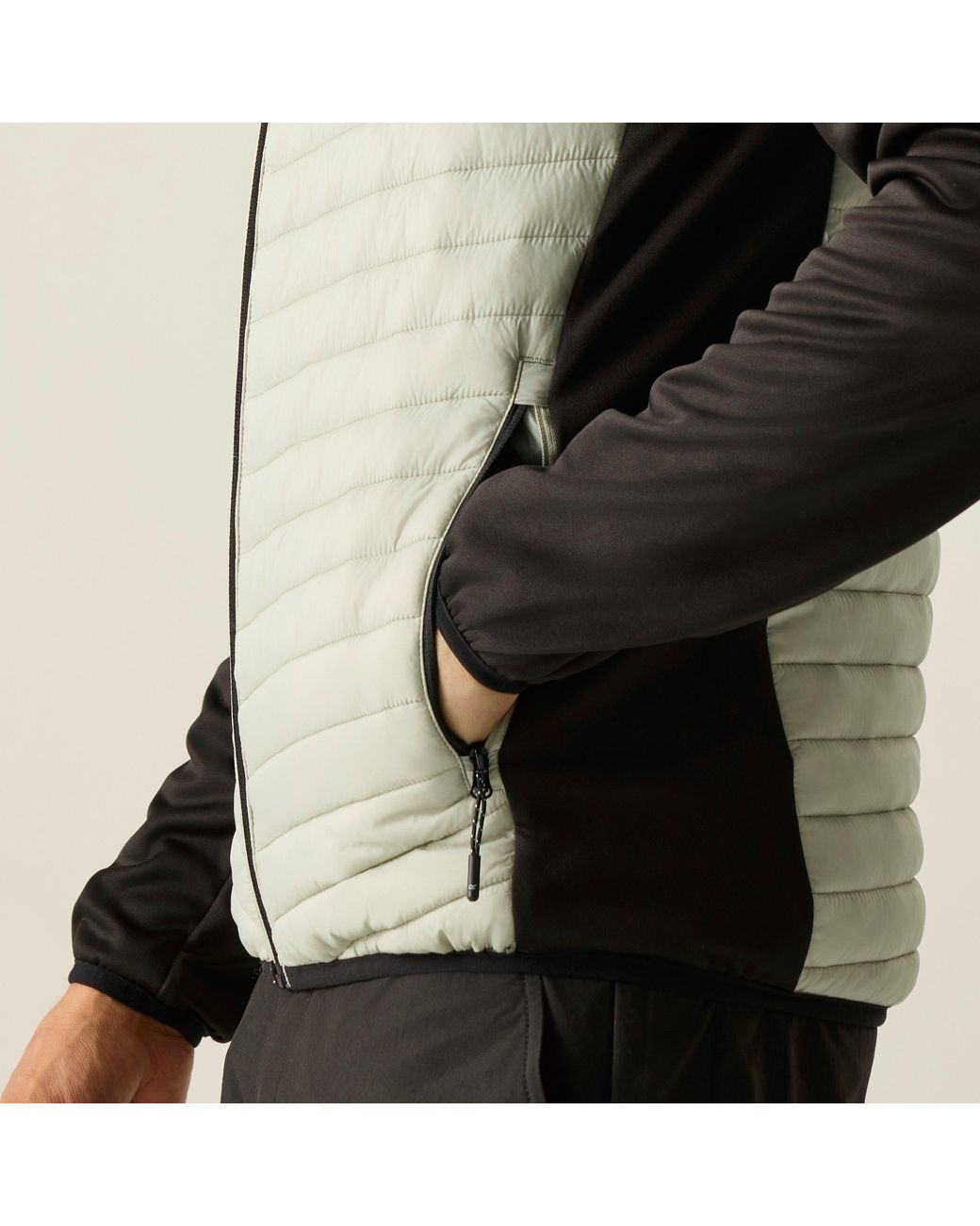Regatta Green Andreson Hybrid Water-Repellent Jacket for men